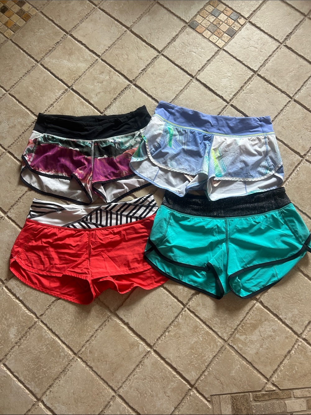 Lululemon shorts bundle! Size 6.